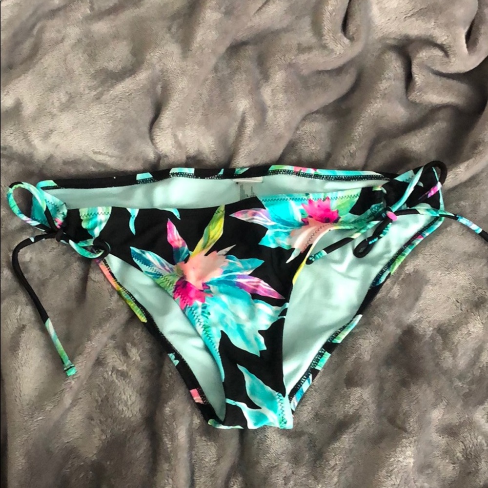 Low Rise Floral Swim Bottom